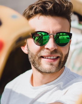 Lentes esportivas polarizadas